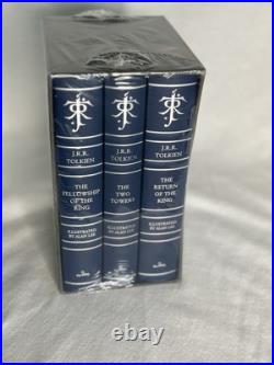 NEW SEALED Lord of the Rings JRR Tolkien Alan Lee Box Illustrated Leather Deluxe