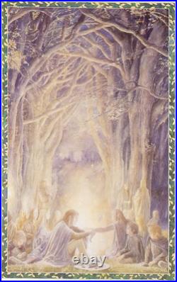 NEW SEALED Lord of the Rings JRR Tolkien Alan Lee Box Illustrated Leather Deluxe