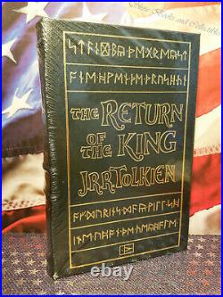 NEW SEALED The Lord of the Rings Trilogy JRR Tolkien Easton Press Leather Hobbit