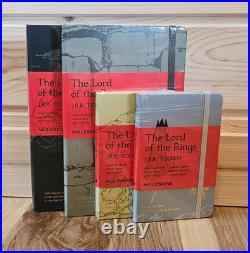 NEW SEALED Tolkien Lord Rings Moleskin Notebooks Moria Hobbiton Isengard Sauron