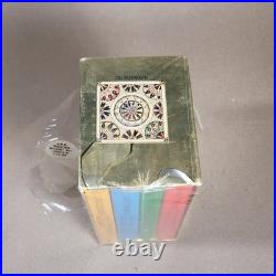New 1973 THE HOBBIT + LORD OF THE RINGS Gold Foil Box Set 4 Titles JRR Tolkien