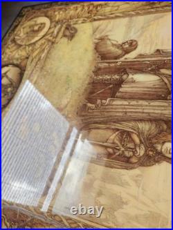 ORIGINAL 1976 Vintage Lord of the Rings Tolkien Laquer Art 25 X 35 Inches Jewel