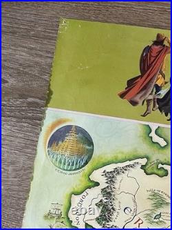 Original Lord of the Rings LOTR Tolkien Map of Middle Earth Movie Poster 20x29