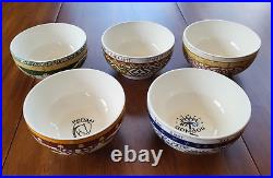 OwlCrate Exclusive 5 Piece Set Lord Of The Rings J. R. R. Tolkien Ceramic Bowls