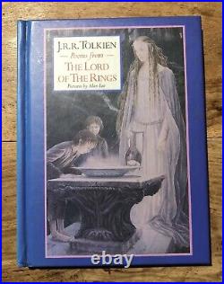 Poems from The Lord Of The Rings J. R. R. Tolkien Excellent Rare Hardcover