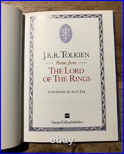 Poems from The Lord Of The Rings J. R. R. Tolkien Excellent Rare Hardcover