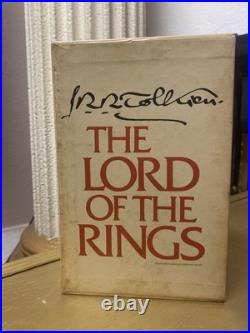 RARE Lord of the Rings Tolkien Box Set 1978 2nd Edition 3 Hardcovers