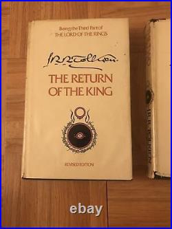 RARE Lord of the Rings Tolkien Box Set 1978 2nd Edition 3 Hardcovers