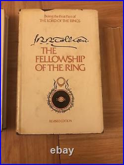 RARE Lord of the Rings Tolkien Box Set 1978 2nd Edition 3 Hardcovers