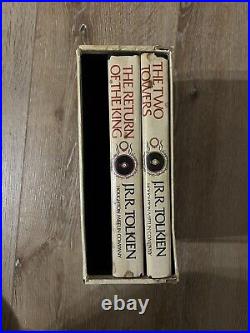 RARE Lord of the Rings Tolkien Box Set 1978 2nd Edition Hardcovers with Maps