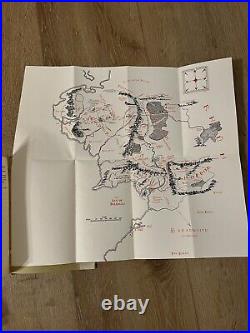 RARE Lord of the Rings Tolkien Box Set 1978 2nd Edition Hardcovers with Maps