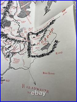 RARE Lord of the Rings Tolkien Part One And Two HC 1965 Second Edition Maps
