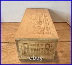 RARE Lord of the Rings Trilogy Audiobook 12 CASSETTE WOOD BOX SET JRR TOLKIEN