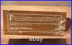 RARE Lord of the Rings Trilogy Audiobook 12 CASSETTE WOOD BOX SET JRR TOLKIEN
