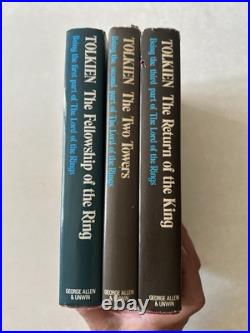 RARE The Lord of the Rings Tolkien 2nd Revised Edition 9th Print Hc Dj Maps 1974