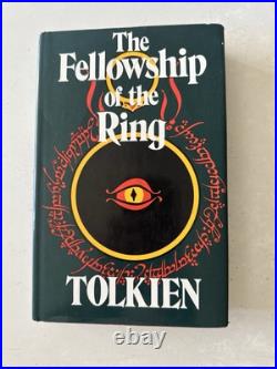RARE The Lord of the Rings Tolkien 2nd Revised Edition 9th Print Hc Dj Maps 1974