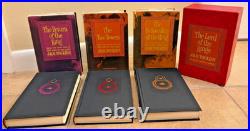 RARE VTG 1965 Lord Of The Rings RED BOX SET J. R. R. Tolkien 2nd Ed HC withMaps