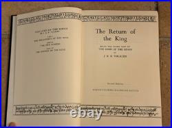 RARE VTG 1965 Lord Of The Rings RED BOX SET J. R. R. Tolkien 2nd Ed HC withMaps