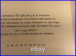 RARE VTG 1965 Lord Of The Rings RED BOX SET J. R. R. Tolkien 2nd Ed HC withMaps