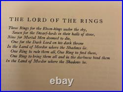 RARE VTG 1965 Lord Of The Rings RED BOX SET J. R. R. Tolkien 2nd Ed HC withMaps