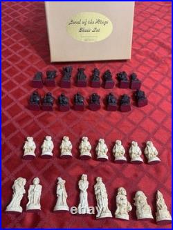 RARE Vintage Tolkien Enterprises Lord The Rings 1988 Chess Set Made England