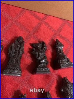 RARE Vintage Tolkien Enterprises Lord The Rings 1988 Chess Set Made England