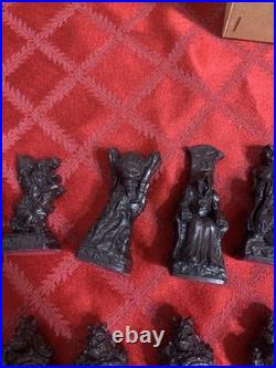 RARE Vintage Tolkien Enterprises Lord The Rings 1988 Chess Set Made England