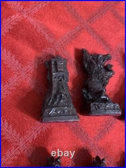 RARE Vintage Tolkien Enterprises Lord The Rings 1988 Chess Set Made England