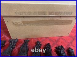 RARE Vintage Tolkien Enterprises Lord The Rings 1988 Chess Set Made England