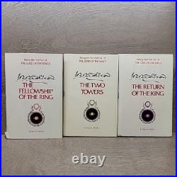 READ Lord Of The Rings Book Set Hardcover JRR Tolkien 2nd Edition Box Set withMaps