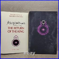 READ Lord Of The Rings Book Set Hardcover JRR Tolkien 2nd Edition Box Set withMaps