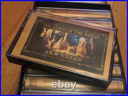 RaRe LORD of the RINGS JRR Tolkien AUDIO-BOOK 13 CASSETTE TAPES Box Set