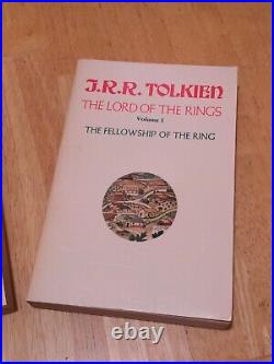 RaRe VinTagE 1977 LORD of RINGS TRILOGY BOX SET JRR Tolkien Ballantine PB LOTR