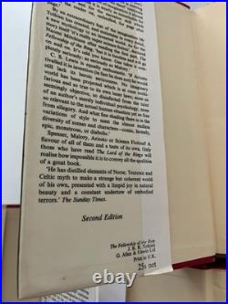 Rare 1966 2nd Ed 1st Impression Lord Of The Rings Trilogy J R R Tolkien