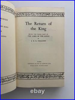 Rare 1966 2nd Ed 1st Impression Lord Of The Rings Trilogy J R R Tolkien