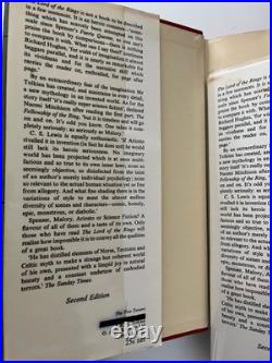 Rare 1966 2nd Ed 1st Impression Lord Of The Rings Trilogy J R R Tolkien