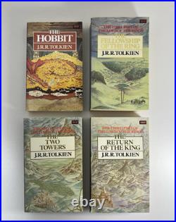 Rare 1984 Tolkien Box Set Unwin Great Britain Paperback Heroic Tales LOTR Hobbit