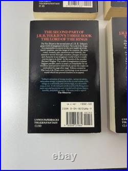 Rare 1984 Tolkien Box Set Unwin Great Britain Paperback Heroic Tales LOTR Hobbit