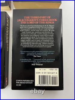 Rare 1984 Tolkien Box Set Unwin Great Britain Paperback Heroic Tales LOTR Hobbit