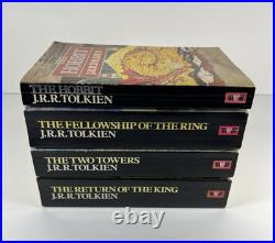 Rare 1984 Tolkien Box Set Unwin Great Britain Paperback Heroic Tales LOTR Hobbit