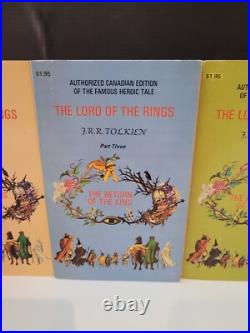 Rare J. R. R Tolkien Lord Of The Rings Trilogy, 3-book Box Set, Methuen 1975