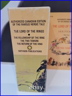 Rare J. R. R Tolkien Lord Of The Rings Trilogy, 3-book Box Set, Methuen 1975