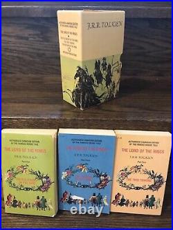 Rare J. R. R Tolkien Lord of the rings box set (famous heroic tales Canadian) 1974