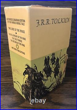 Rare J. R. R Tolkien Lord of the rings box set (famous heroic tales Canadian) 1974