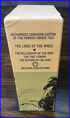 Rare J. R. R Tolkien Lord of the rings box set (famous heroic tales Canadian) 1974