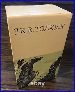 Rare J. R. R Tolkien Lord of the rings box set (famous heroic tales Canadian) 1974