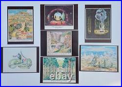 Rare Tolkien Illustrated Cards Lord of the Rings The Hobbit George Allen & Unwin
