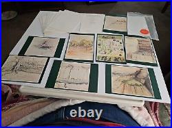 Rare Tolkien Illustrated Cards Lord of the Rings The Hobbit George Allen & Unwin