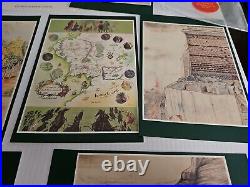 Rare Tolkien Illustrated Cards Lord of the Rings The Hobbit George Allen & Unwin