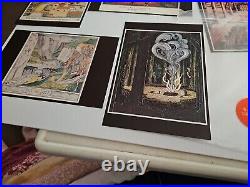 Rare Tolkien Illustrated Cards Lord of the Rings The Hobbit George Allen & Unwin